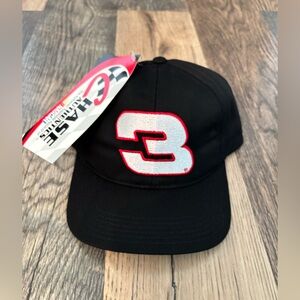 Vintage Dale Earnhardt #3 Embroidered Hat Snap Back Black‎ Chase Authentics Y2K